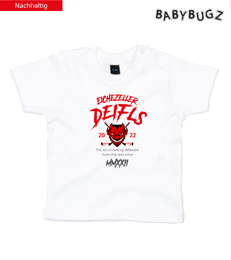 Babybugz Baby T-Shirt White "Isack"