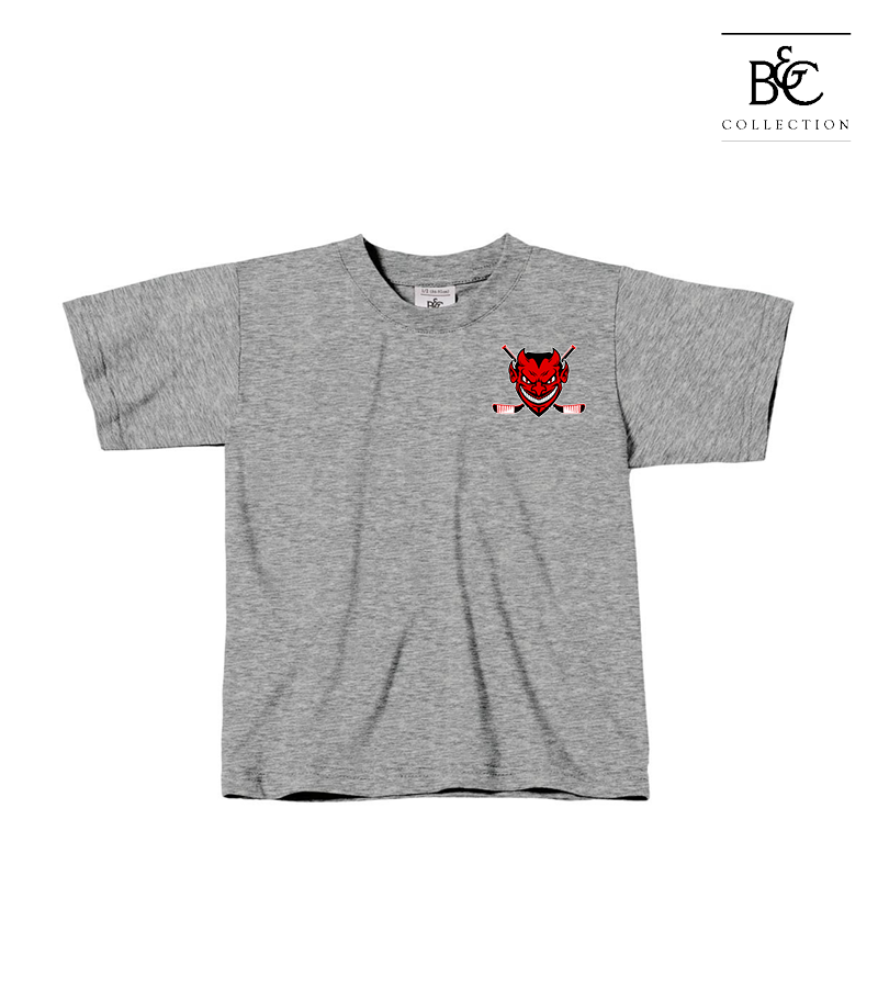 B&C Kinder T-Shirt Sports Grey "Anton"