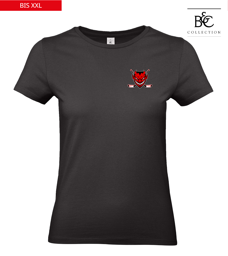 B&C Damen T-Shirt Black "Anton"