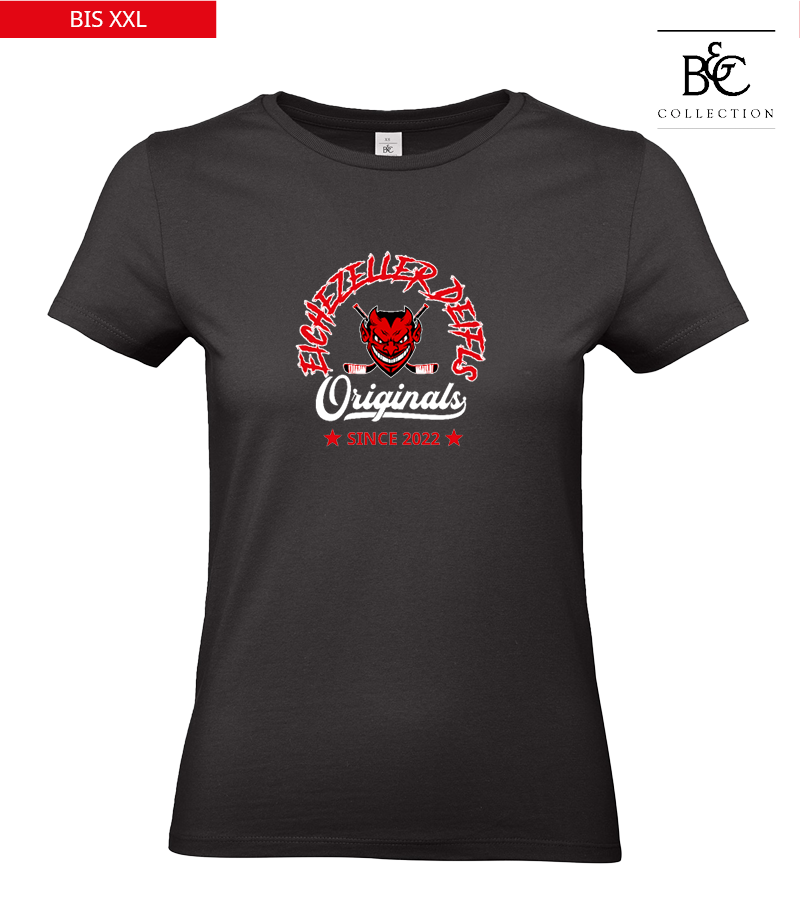B&C Damen T-Shirt Black "Jacob"