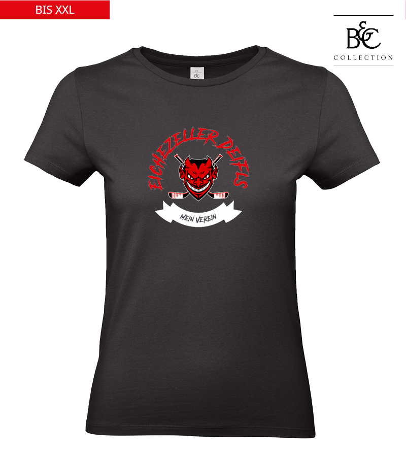 B&C Damen T-Shirt Black "Bono"