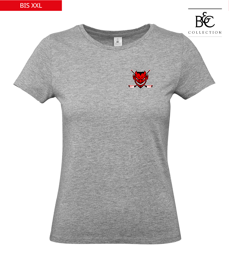 B&C Damen T-Shirt Sports Grey "Anton"