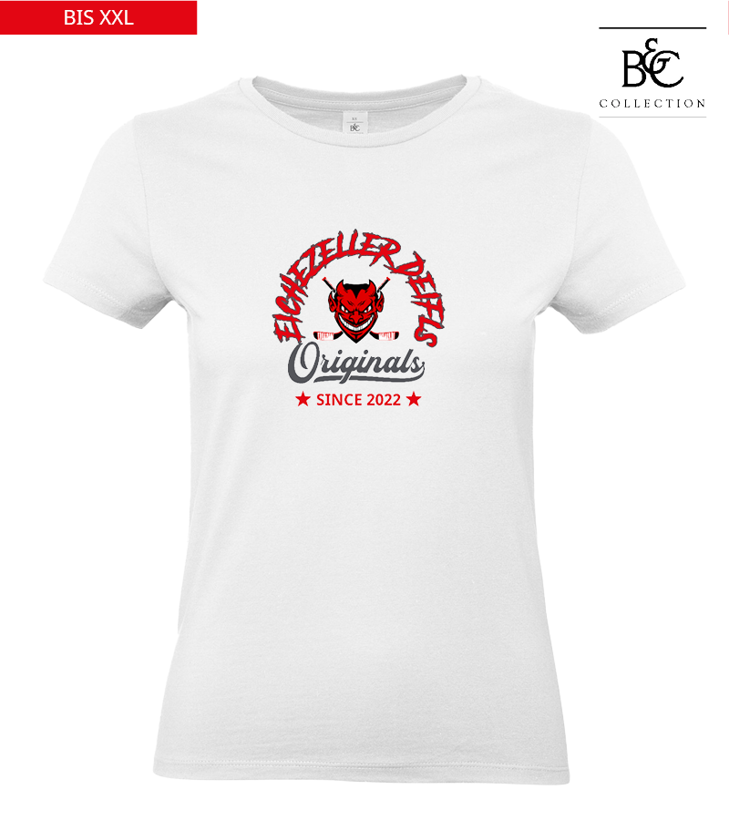 B&C Damen T-Shirt White "Jacob"