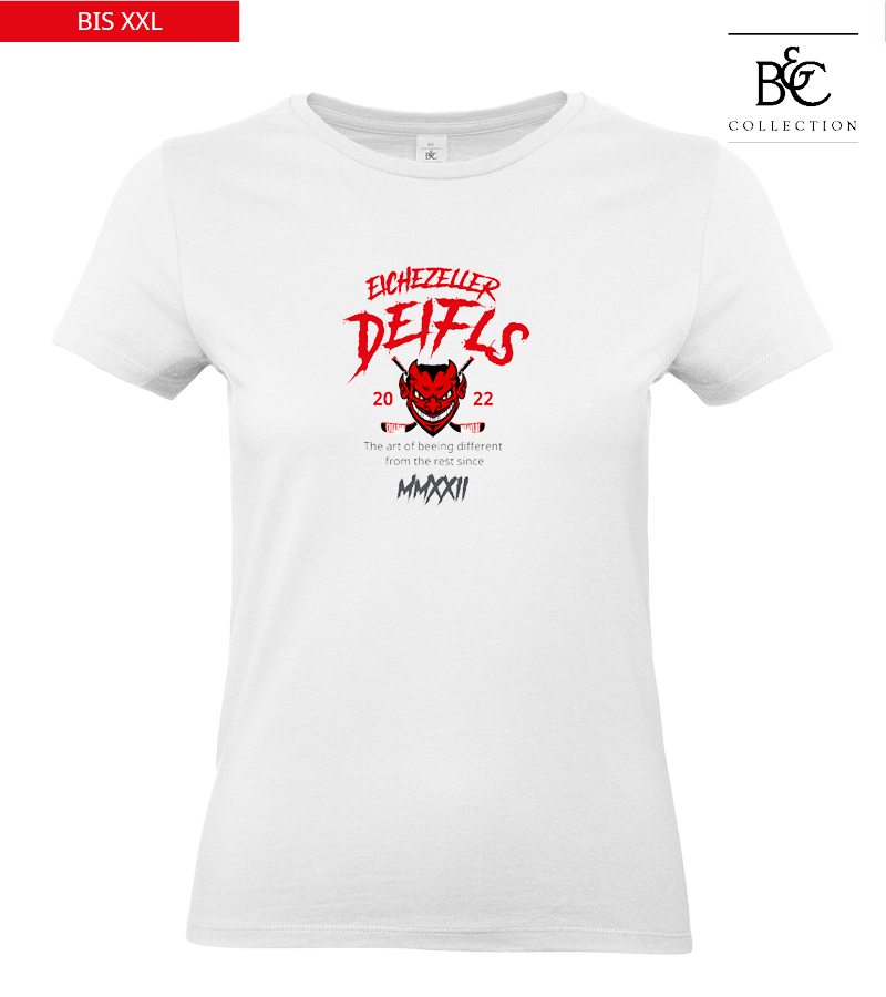 B&C Damen T-Shirt White "Isack"