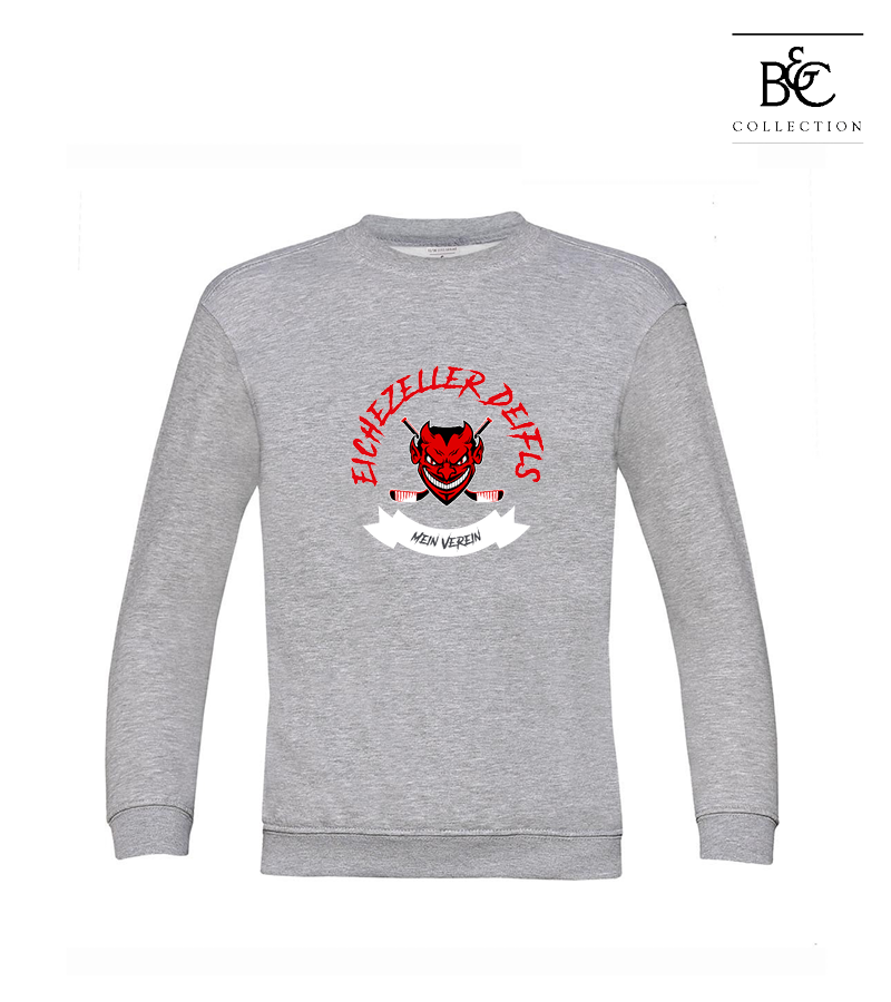 B&C Kinder Sweatshirt Heather Grey "Bono"