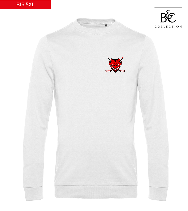 B&C Herren Sweatshirt White "Anton"