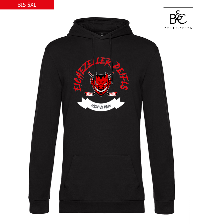 B&C Herren Hoodie Black Pure "Bono"