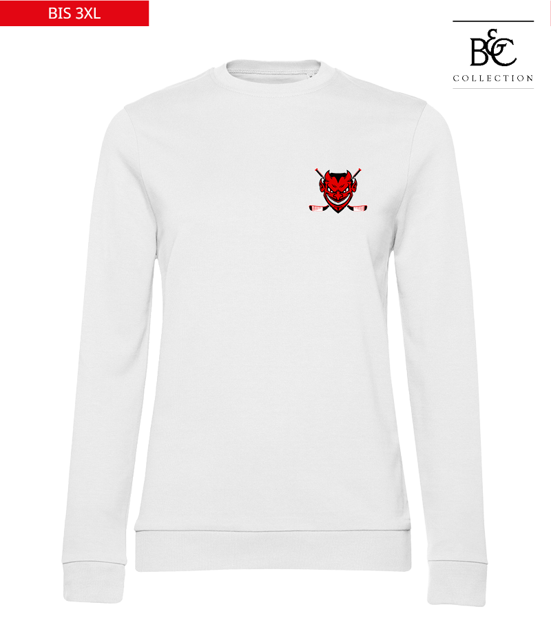 B&C Damen Sweatshirt White "Anton"
