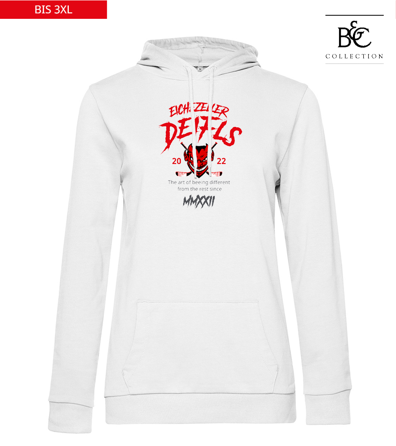 B&C Damen Hoodie White "Isack"