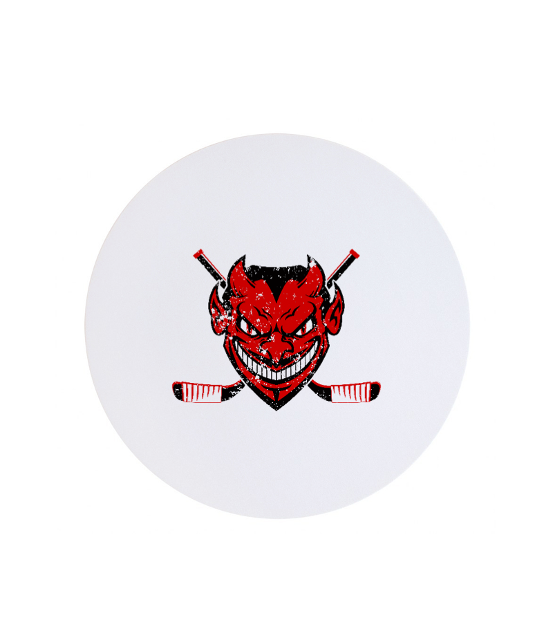Textil Mousepad Rund White "Uwe"