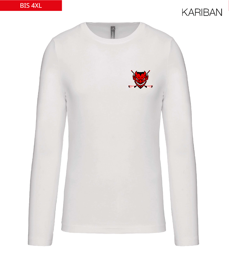 Kariban Herren Langarmshirt White "Anton"