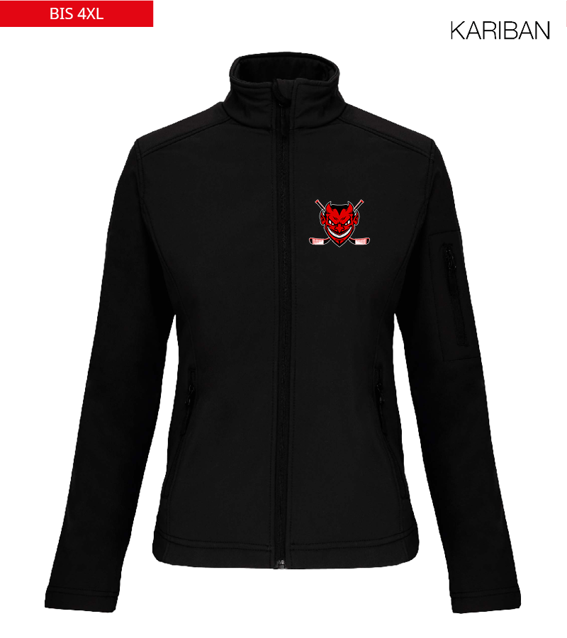 Kariban Damen Softshelljacke Black "Anton"