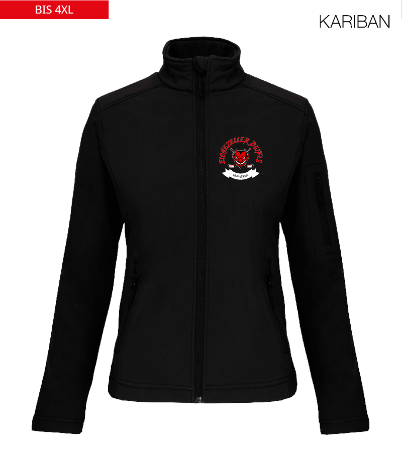 Kariban Damen Softshelljacke Black "Bono"