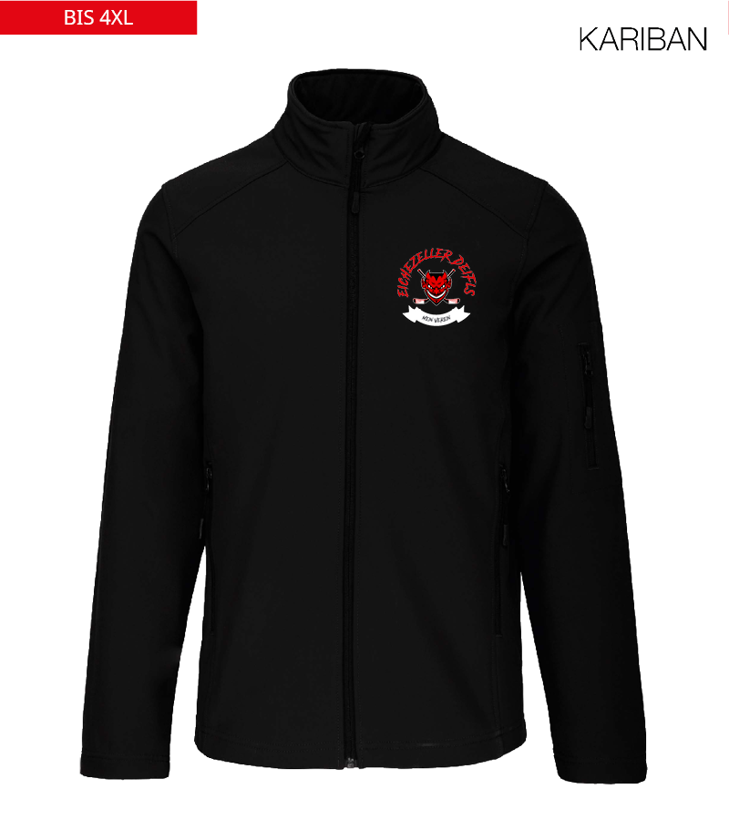 Kariban Herren Softshelljacke Black "Bono"