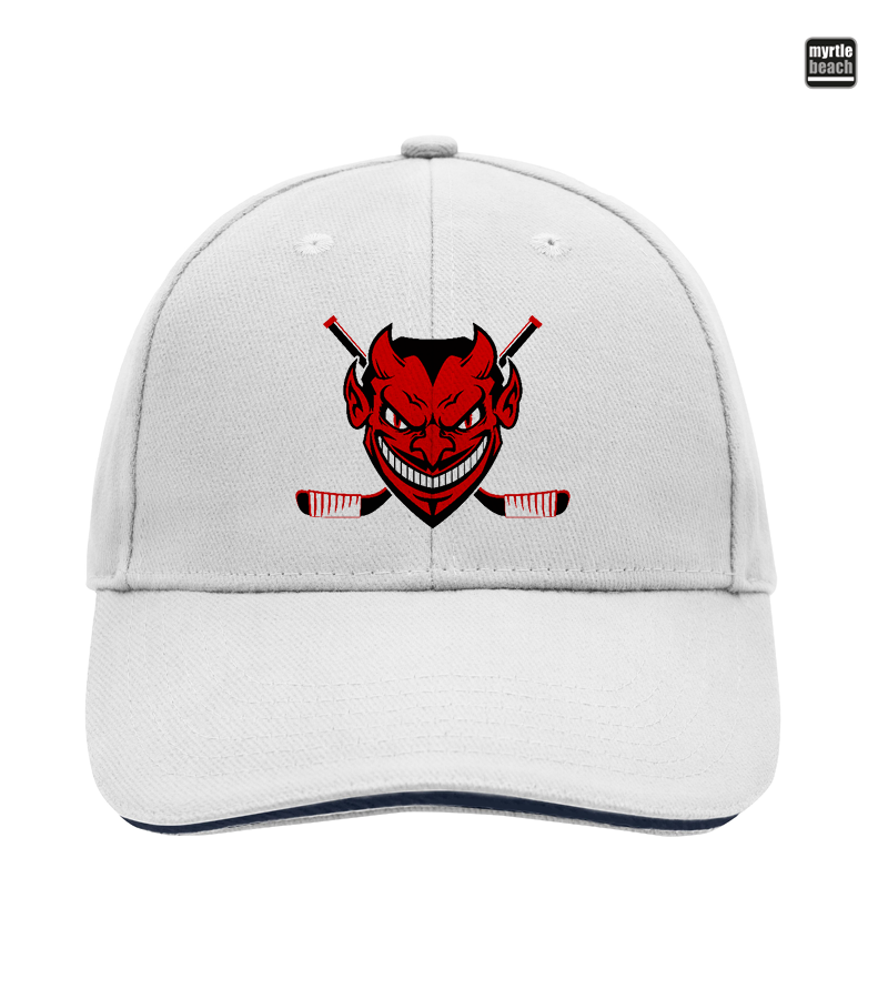 Myrtle Beach Unisex 6 Panel Sandwich Cap White "Anton"