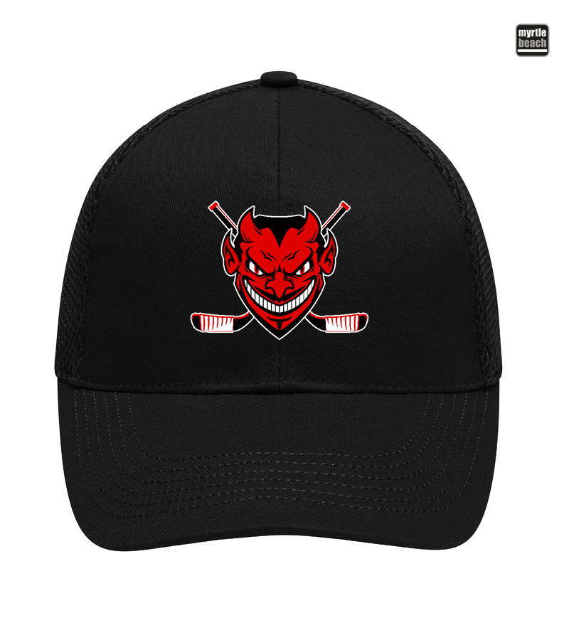 Myrtle Beach Unisex 6 Panel Air Mesh Cap Black "Anton"