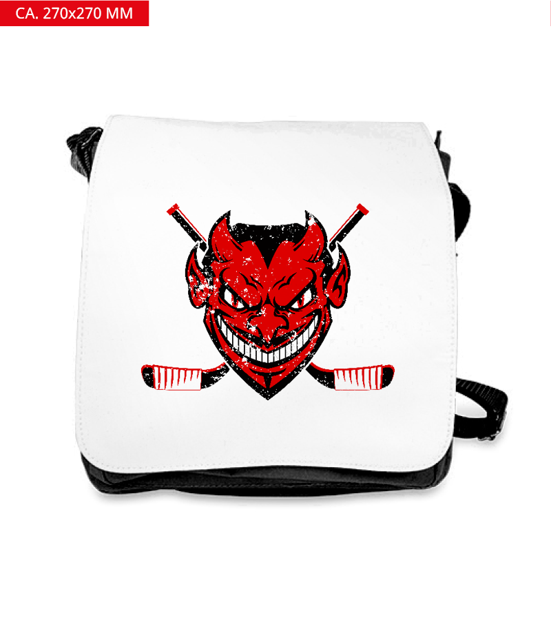 Schultertasche L Black "Uwe"