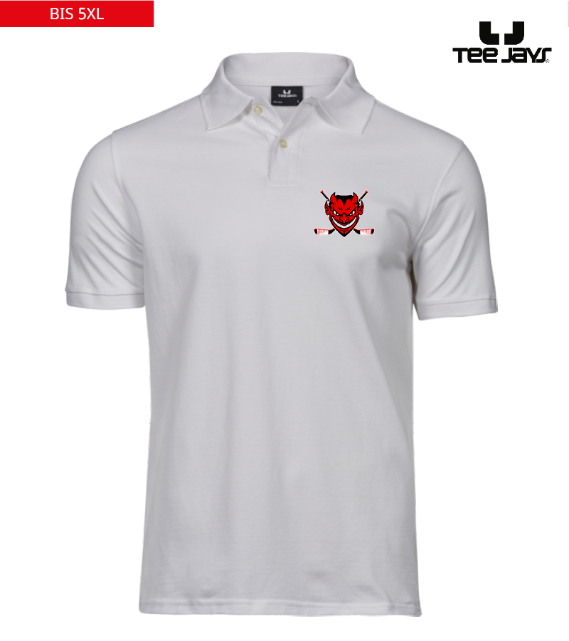 Tee Jays Herren Heavy Polo-Shirt White "Anton"