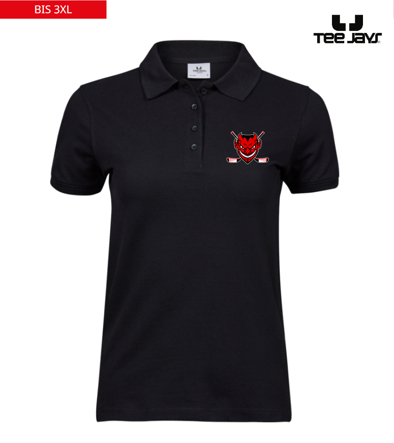 Tee Jays Damen Heavy Polo-Shirt Black "Anton"