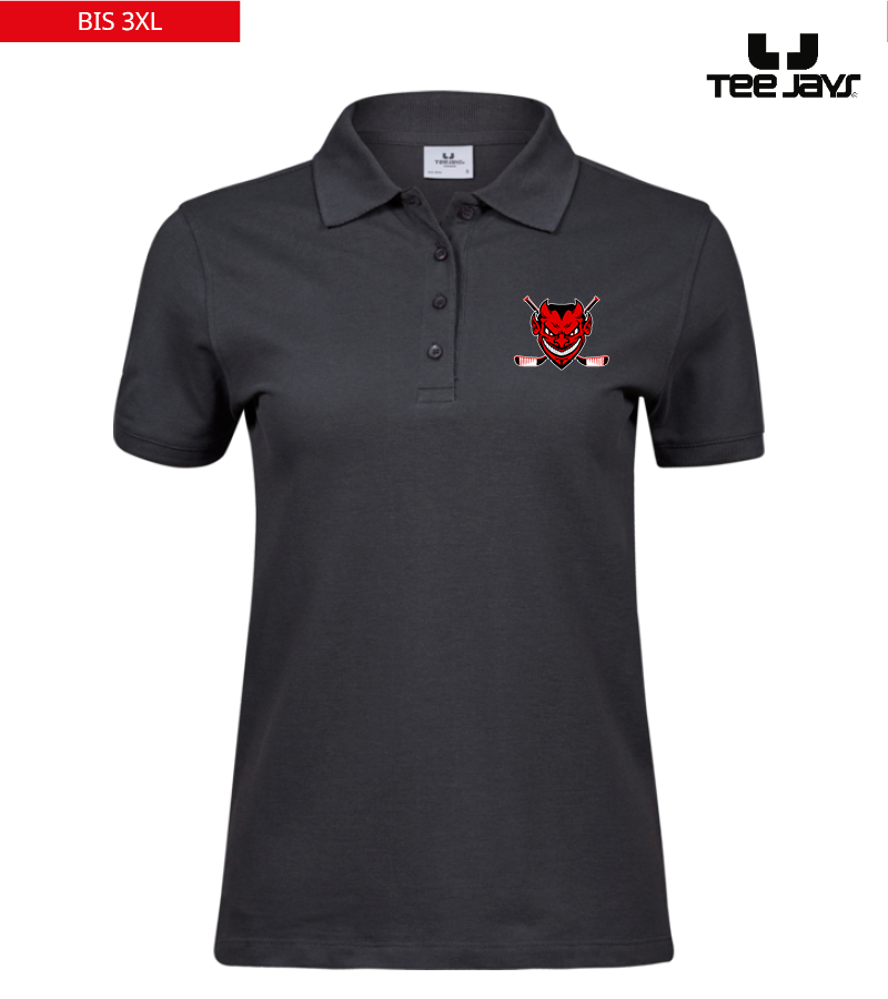 Tee Jays Damen Heavy Polo-Shirt Dark Grey "Anton"
