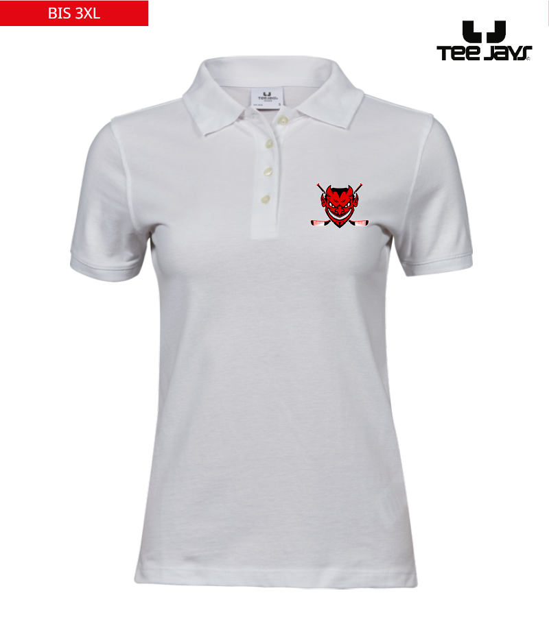Tee Jays Damen Heavy Polo-Shirt White "Anton"